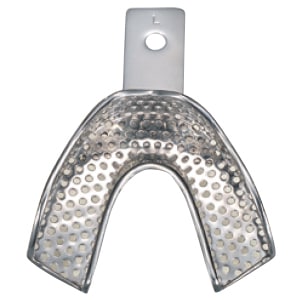 【ｾｰﾙ】インプレッショントレー(穴あき) 下顎 L