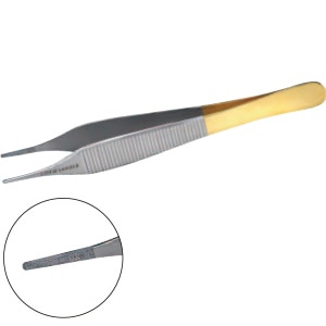 アドソンピンセットT.C加工無鉤・ギザ付