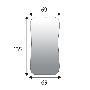 オーラルフォトステンレスミラー片面 咬合面 F-4B