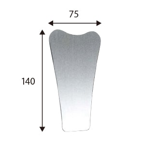オーラルフォトステンレスミラー片面 咬合面用F-2A