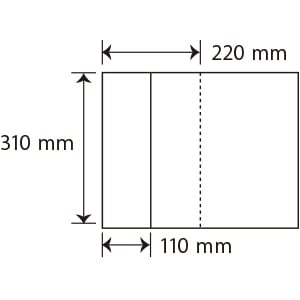【ｻﾝﾌﾟﾙ】カルテカバー クリア タテ型 A4