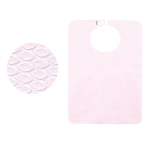 【ｾｰﾙ】ワンタッチエプロン エンボス加工 ピンク (100枚)