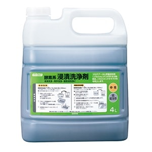 パワークイック 酵素系浸漬洗浄剤 (4L)[サラヤ]