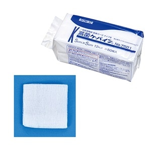 【ｾｰﾙ】滅菌ケーパイン 75×75mm (50枚)[川本産業]
