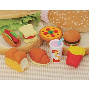 【ｾｰﾙ】けしごむセレクション 「ハンバーガー」(60個)[イワコー]