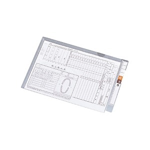 カルテフォルダーフラップ付 シングル横 A4 HK2003[LIHIT LAB.(リヒトラブ)]