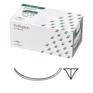 ジーシー ソフトレッチ 角針3/8弱弯 PA糸3-0 19mm(20本)[ジーシー]