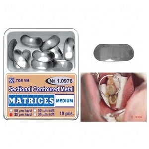 メタルマトリックス セクショナルカーブ 0.035mm M (10個)[TOR VM]