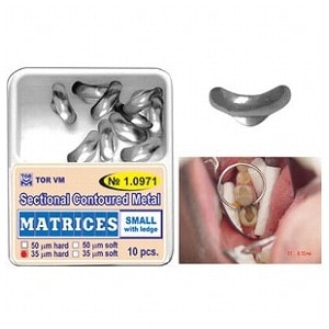 メタルマトリックス セクショナルカーブ 0.035mm フラップ付S (10個)[TOR VM]
