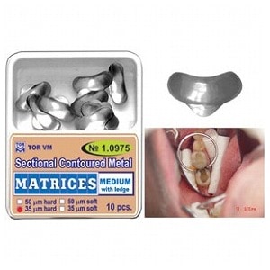 メタルマトリックス セクショナルカーブ 0.035mm フラップ付M (10個)[TOR VM]
