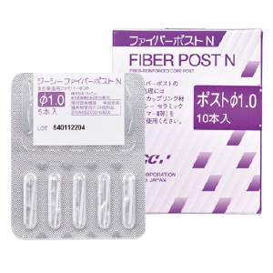 【ｸﾘｱﾗﾝｽ】ファイバーポストN φ1.0mm (10本)[ジーシー]