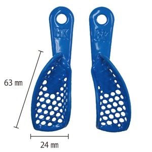 樹脂コート印象用トレー 片顎用 左右ペアセット L[Ciメディカル]