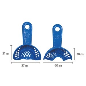 樹脂コート印象用トレー 前歯用 上下ペアセット L[Ciメディカル]