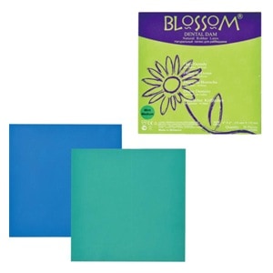 ラバーダムシート 6インチ 0.14mm グリーン