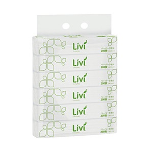 Livi ペーパータオル 小判 (6個パック)