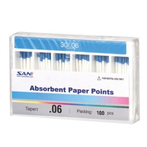 SANI ペーパーポイント 0.06テーパー #40 (100本)