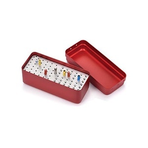 アルミエンドボックス 72穴 レッド