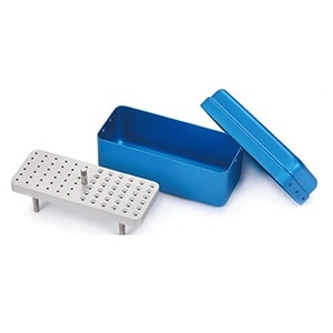 アルミエンドボックス 72穴 ブルー