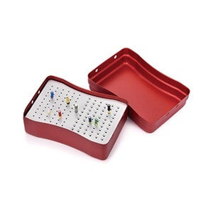 アルミエンドボックス 120穴 レッド