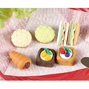 ごほうびけしごむセレクション「ベーカリー」(60個)[イワコー]
