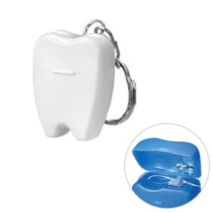 歯型フロスキーホルダー ホワイト (50個)