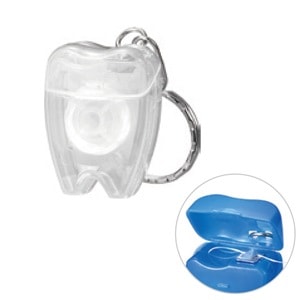 歯型フロスキーホルダー クリア (50個)