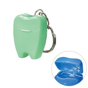 歯型フロスキーホルダー グリーン (50個)