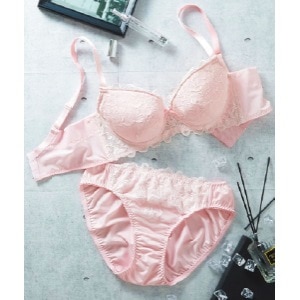 【ｾｰﾙ】リッチメイク 脇高ブラジャーショーツセット B80/L