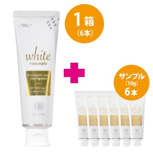 【特別ｾｯﾄ】ルシェロ歯みがきペースト ホワイトプレミアムケア (6本)[ジーシー]