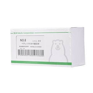 【ｾｰﾙ】ベアレックス糸付縫合針 No.8 19mm 3/8 4-0 (12本)[ヨシダ]