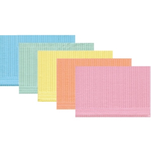 ペーパーエプロン ミックスカラービブ (500枚)[Demi Lineセレクション]