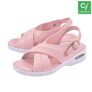 エアソールクロスサンダル No.C-001 ピンク LL