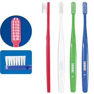 スクエア フラット毛（ラウンド加工） S（60本）