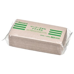 ペーパータオル ナチュラル 中判 2ｶｰﾄﾝ（80ﾊﾟｯｸ）
