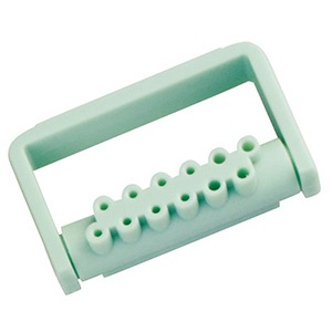 プラスチックバーディスペンサー FG8穴+CA4穴 グリーン