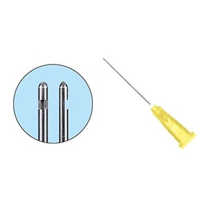 Endイリゲーションニードル（滅菌済）シングルホール 27G イエロー