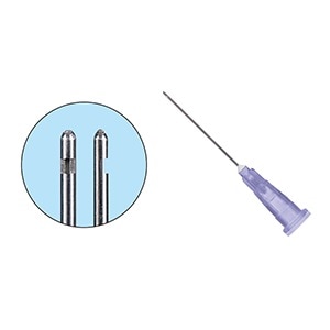 Endイリゲーションニードル（滅菌済）シングルホール 30G パープル