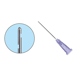 Endイリゲーションニードル（滅菌済）ダブルホール  30G パープル