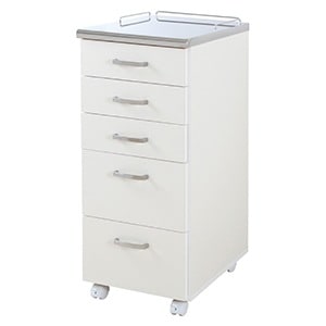 ステンレストップメディカルワゴン ホワイト 小 STM-35SW