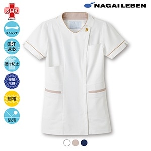 チュニック LH-6272 オフホワイト EL[ナガイレーベン]