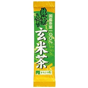 待合室用お茶スティック 抹茶入玄米茶（100本）