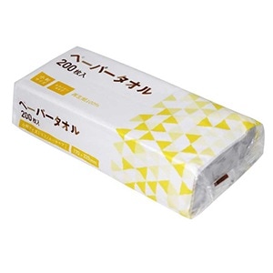 【ｾｰﾙ】ペーパータオル 小判 エコノミー（200枚）