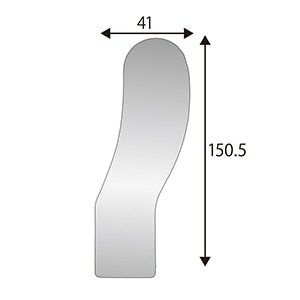 フォグクリアミラー 交換用 舌側用