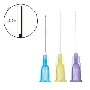 バシ エンドニードル ロングホール23G(100本)[BSAサクライ]