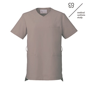 ukaメディカルユニフォームスタディ 男女兼用スクラブ UM502 ウォームグレー SS[住商モンブ
