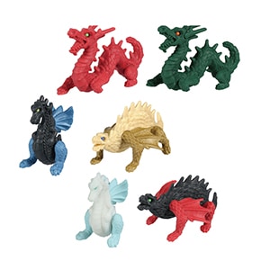 【ｾｰﾙ】ごほうびけしごむコレクション「ドラゴン」(60個)[イワコー]