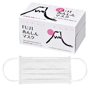 【ｻﾝﾌﾟﾙ】Fujiあんしんマスク カップキーパー付 ゆき M