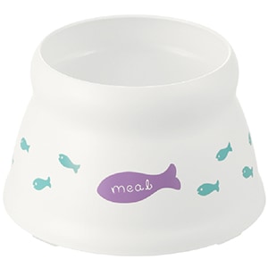 こぼれにくい脚付キャットディッシュS[Richell]