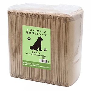 コスパがいい厚型ペットシーツ スーパーワイド(25枚)