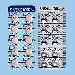 【ｾｰﾙ】セフカペンピボキシル塩酸塩錠100㎎「TW」[東和薬品]